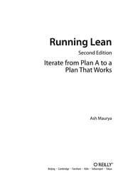 Running Lean by Ash Maurya
