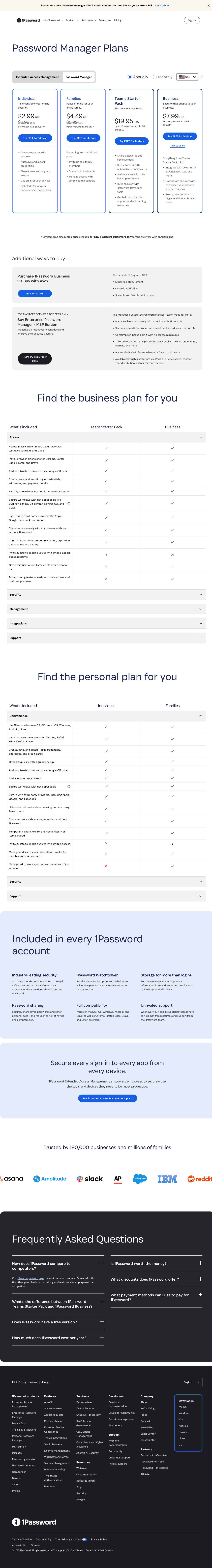 1Password screenshot 3