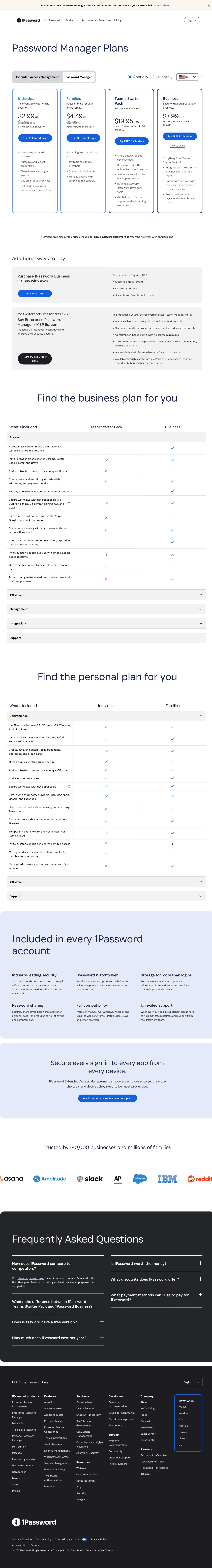 1Password screenshot 3