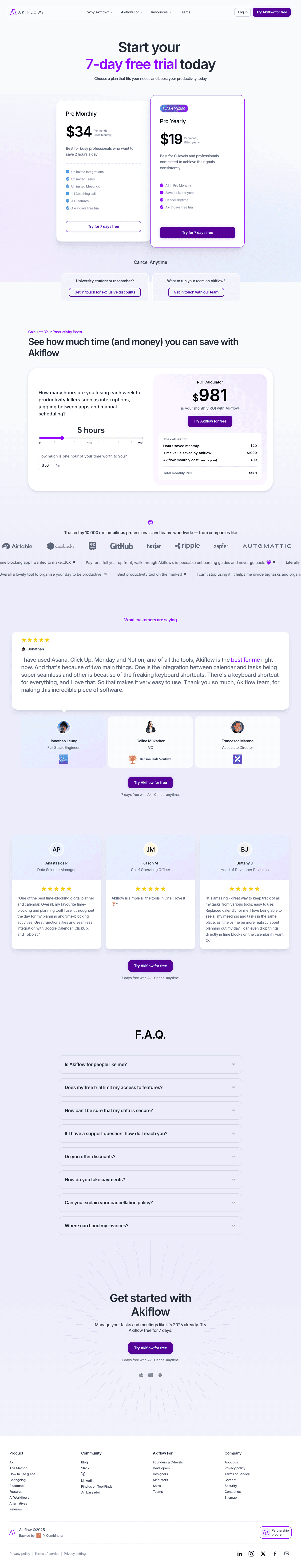 Akiflow screenshot 3