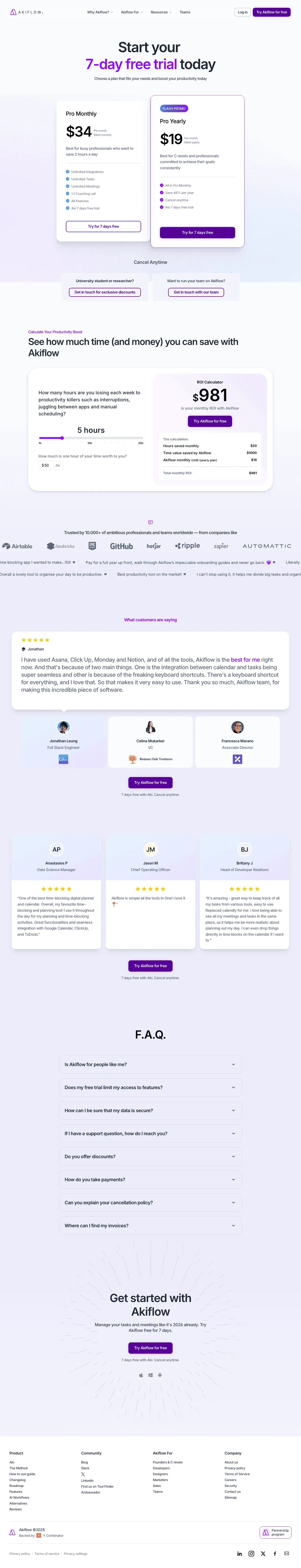 Akiflow screenshot 3