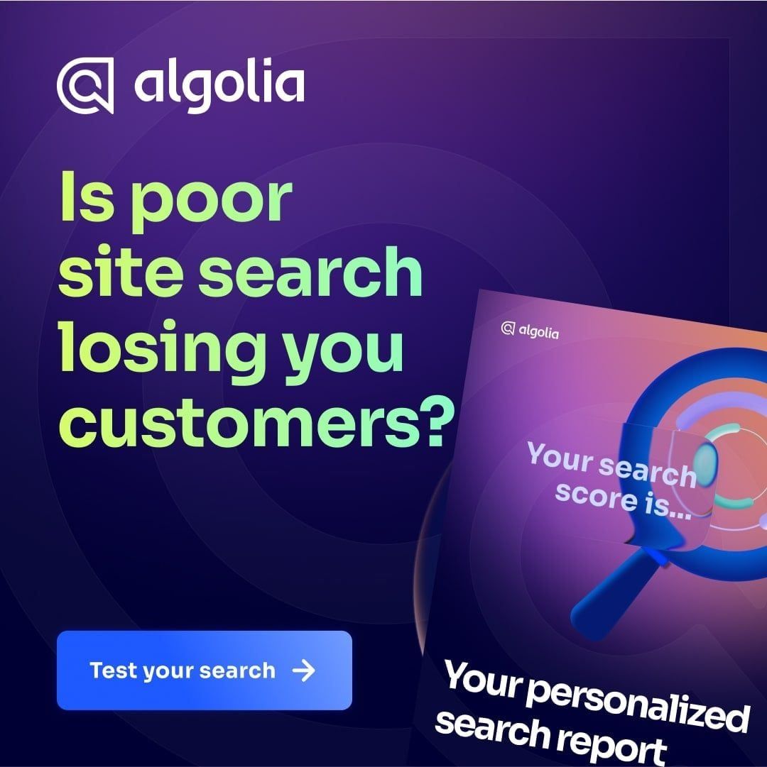 Algolia screenshot 3