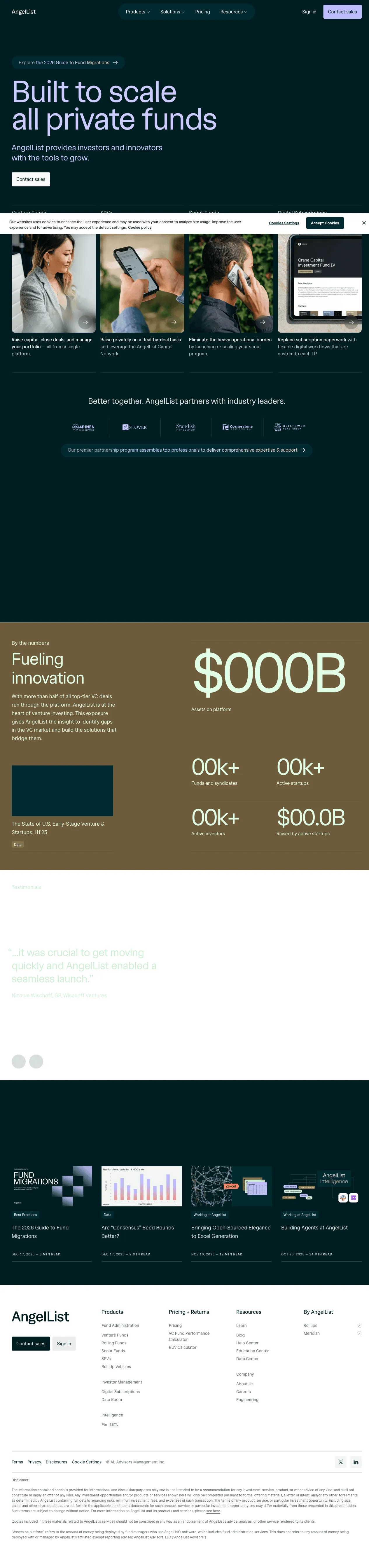 AngelList screenshot 2