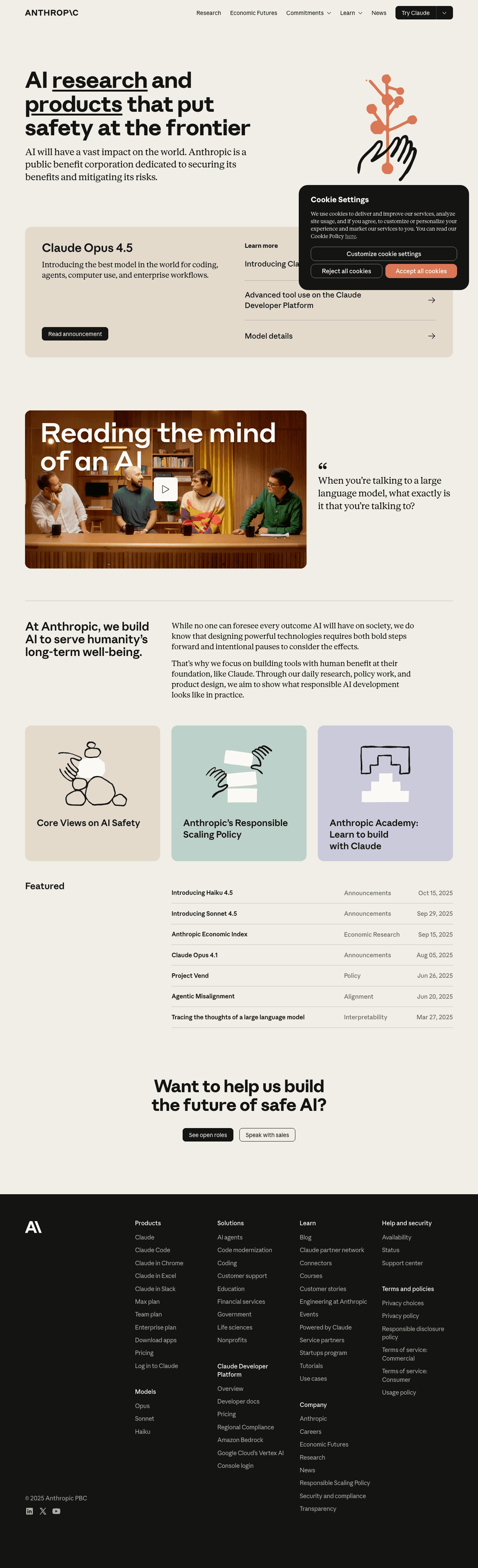 Claude (Anthropic) screenshot