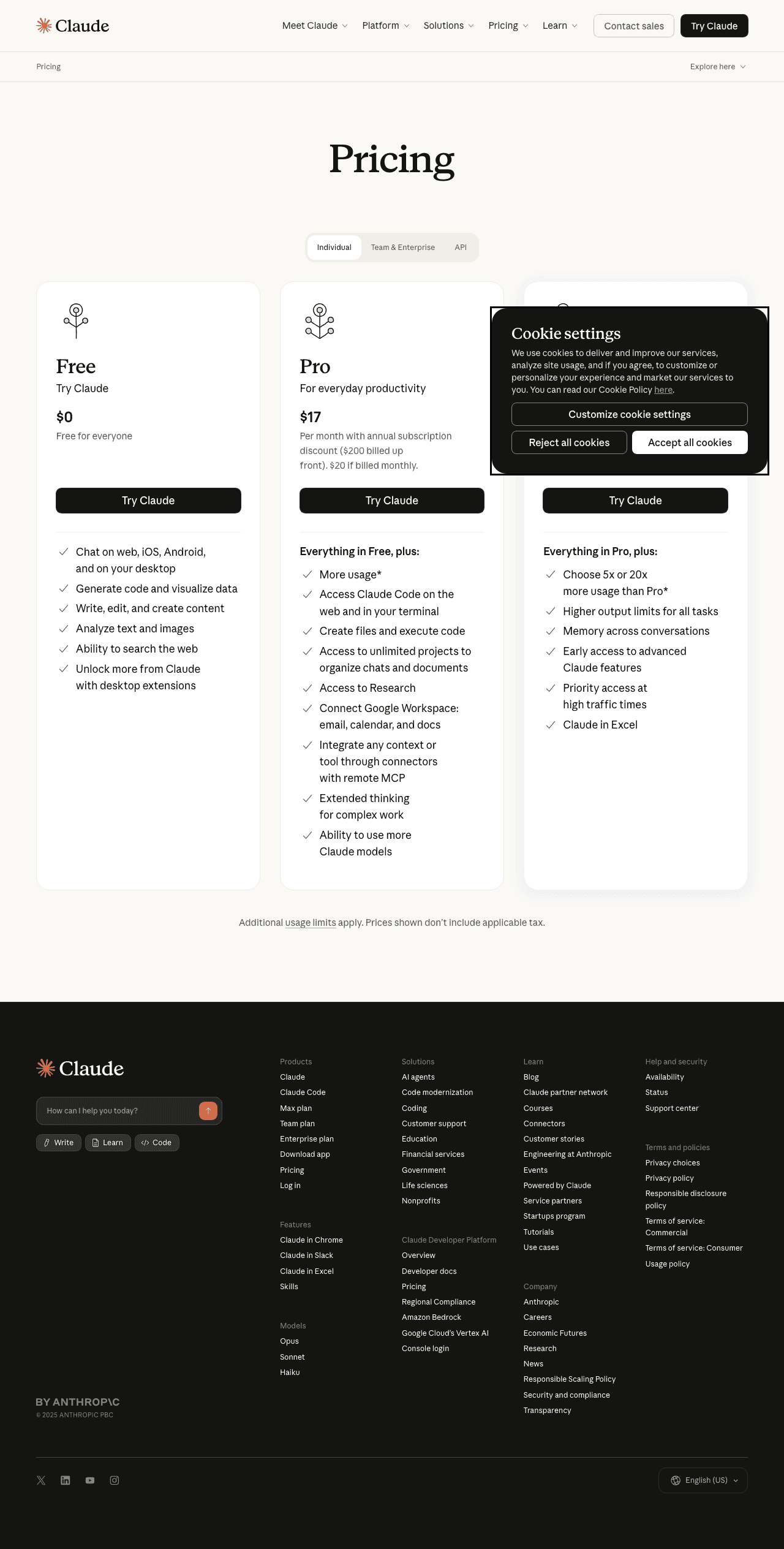 Claude (Anthropic) screenshot 2