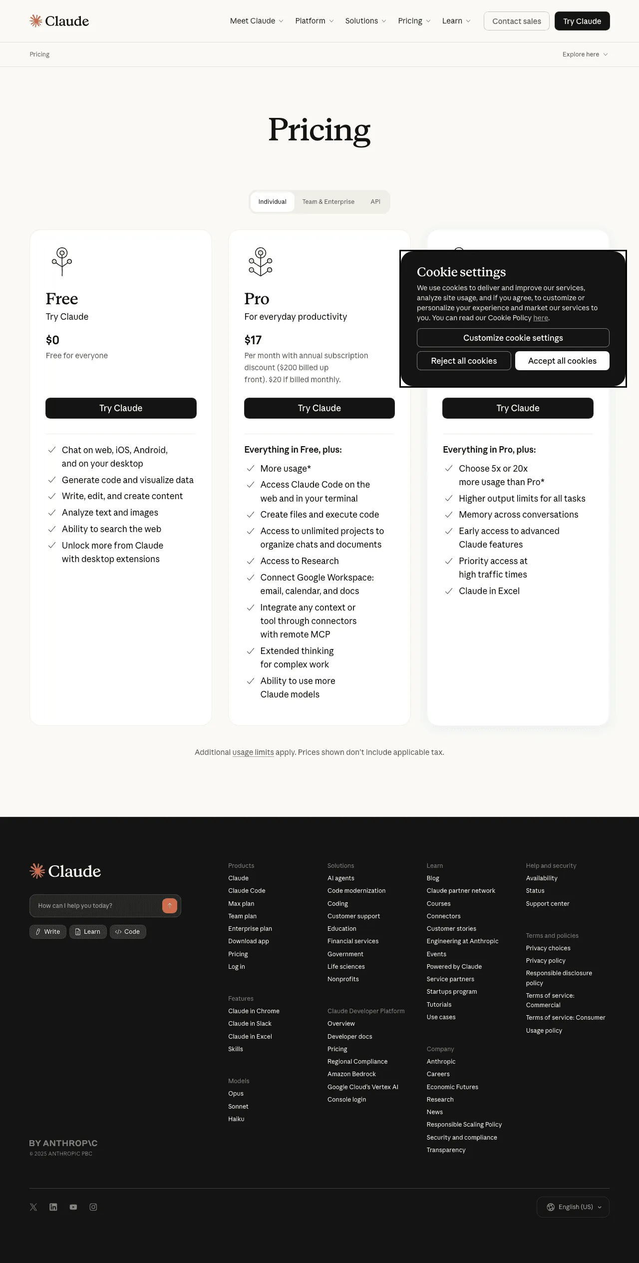 Claude (Anthropic) screenshot 2