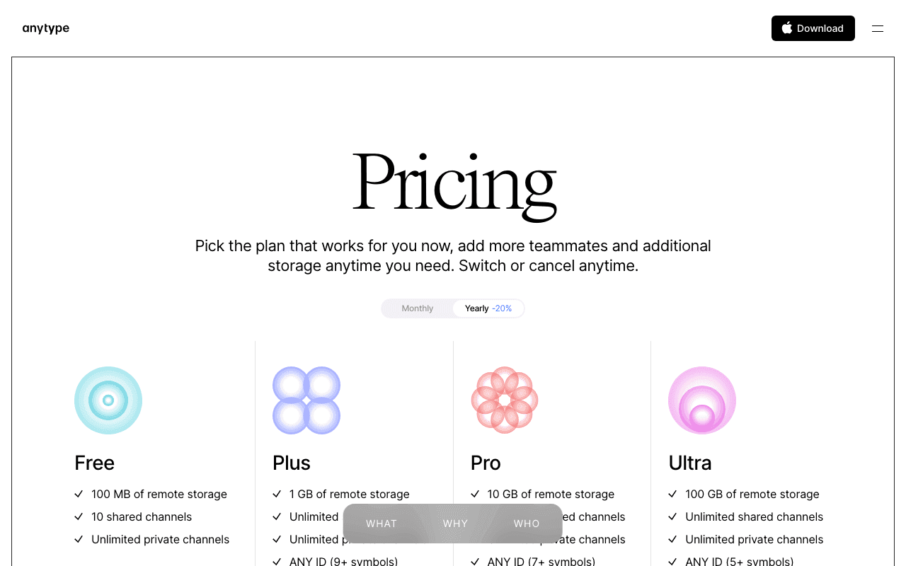 Anytype screenshot 2