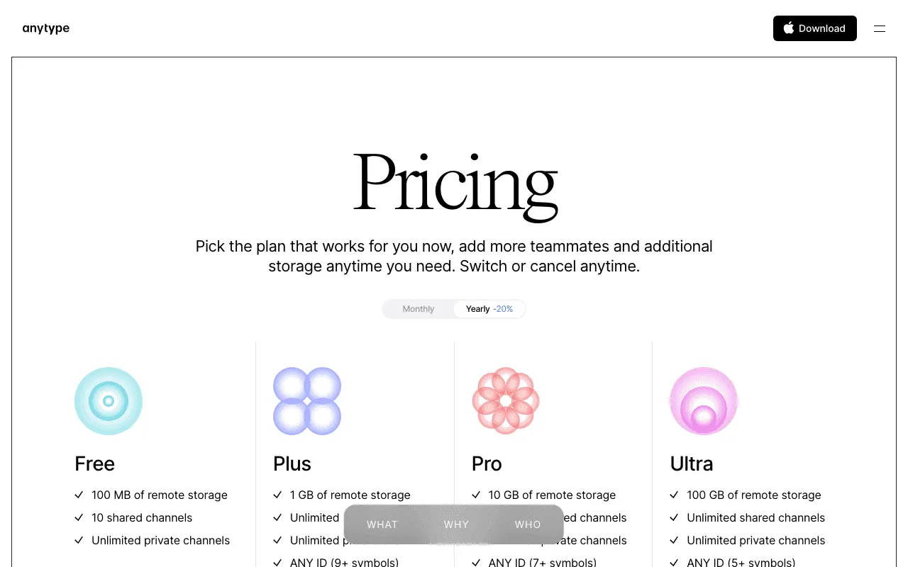 Anytype screenshot 2