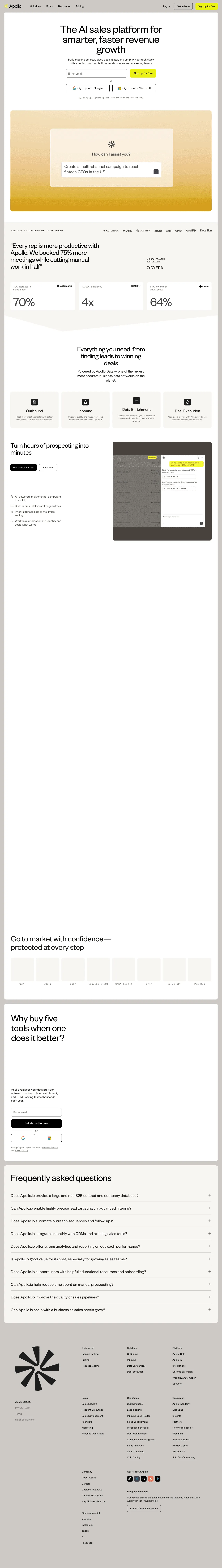 Apollo.io screenshot