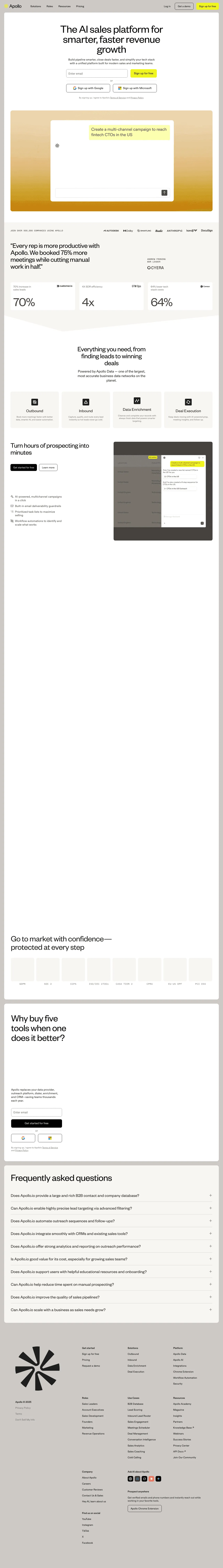 Apollo.io screenshot 2