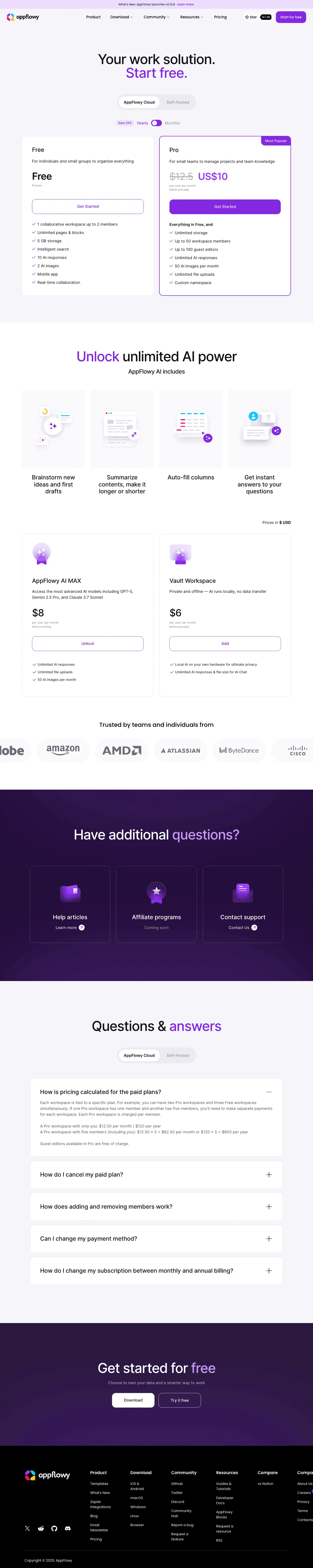 AppFlowy screenshot 2