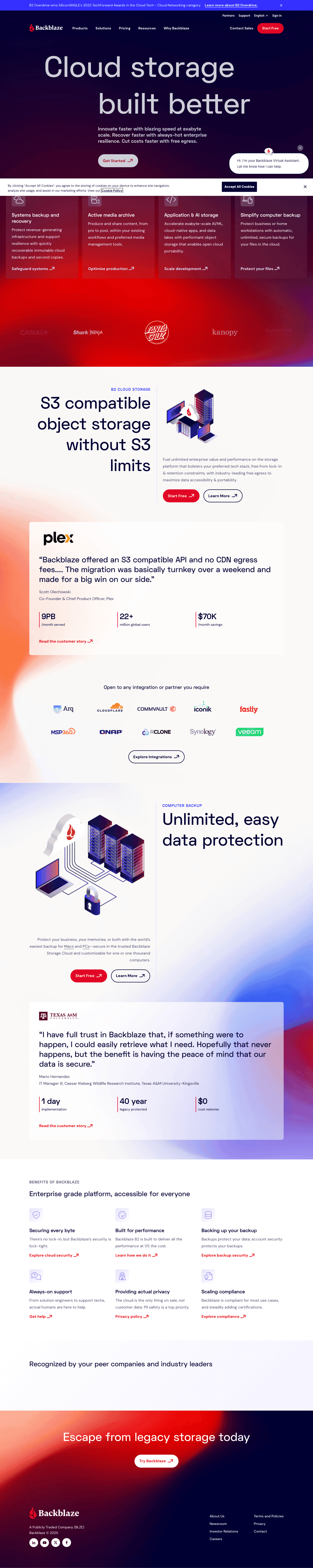 Backblaze screenshot 1