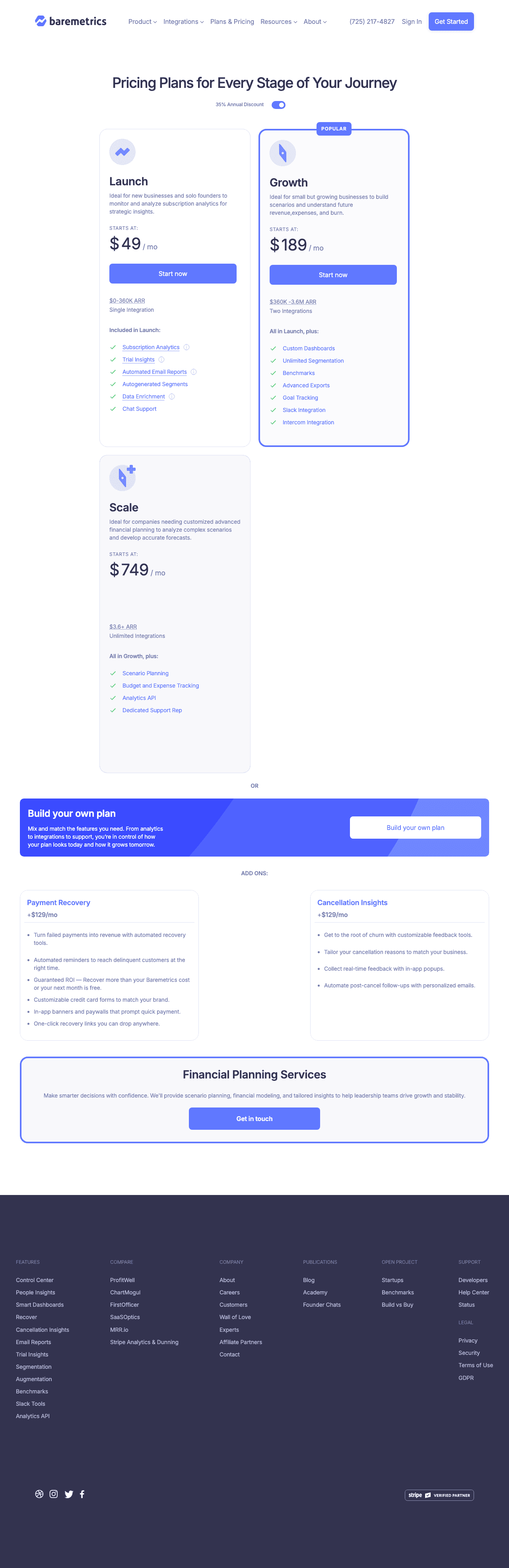 Baremetrics screenshot 3
