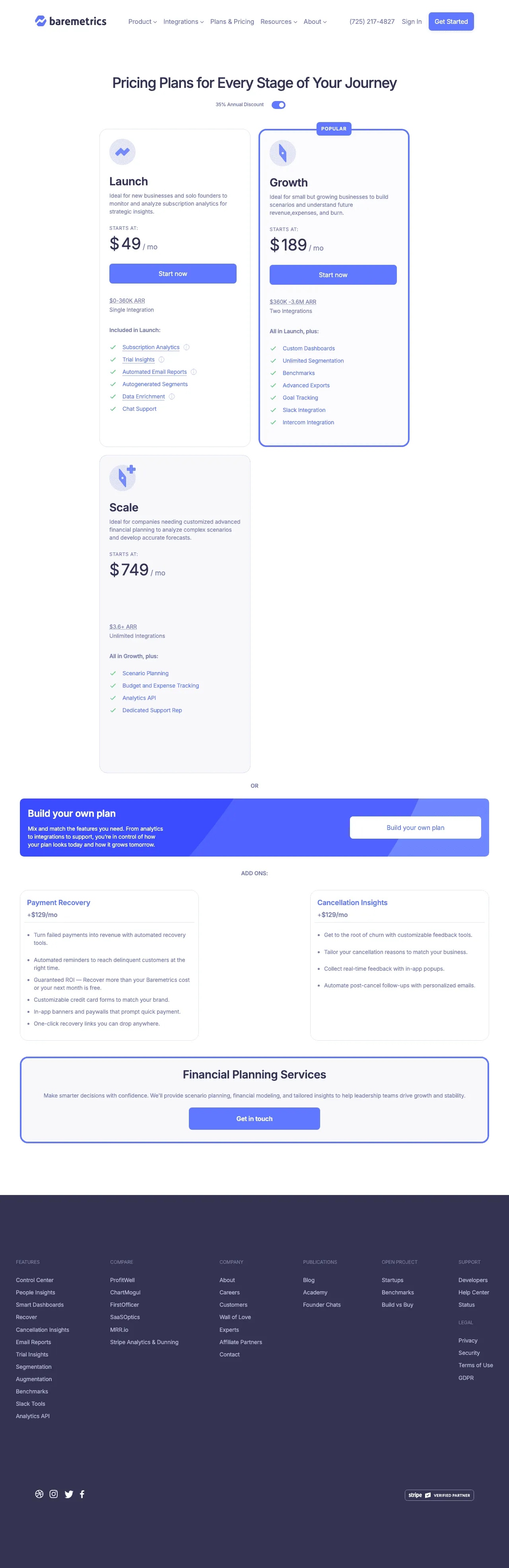 Baremetrics screenshot 3