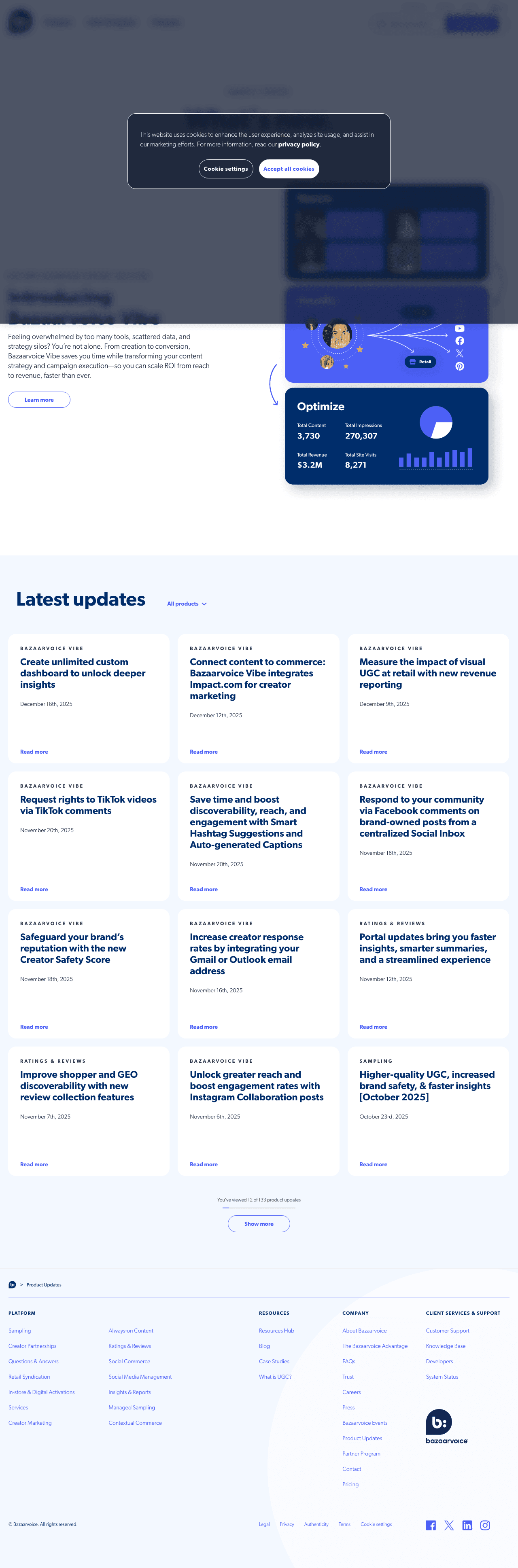 Bazaarvoice screenshot