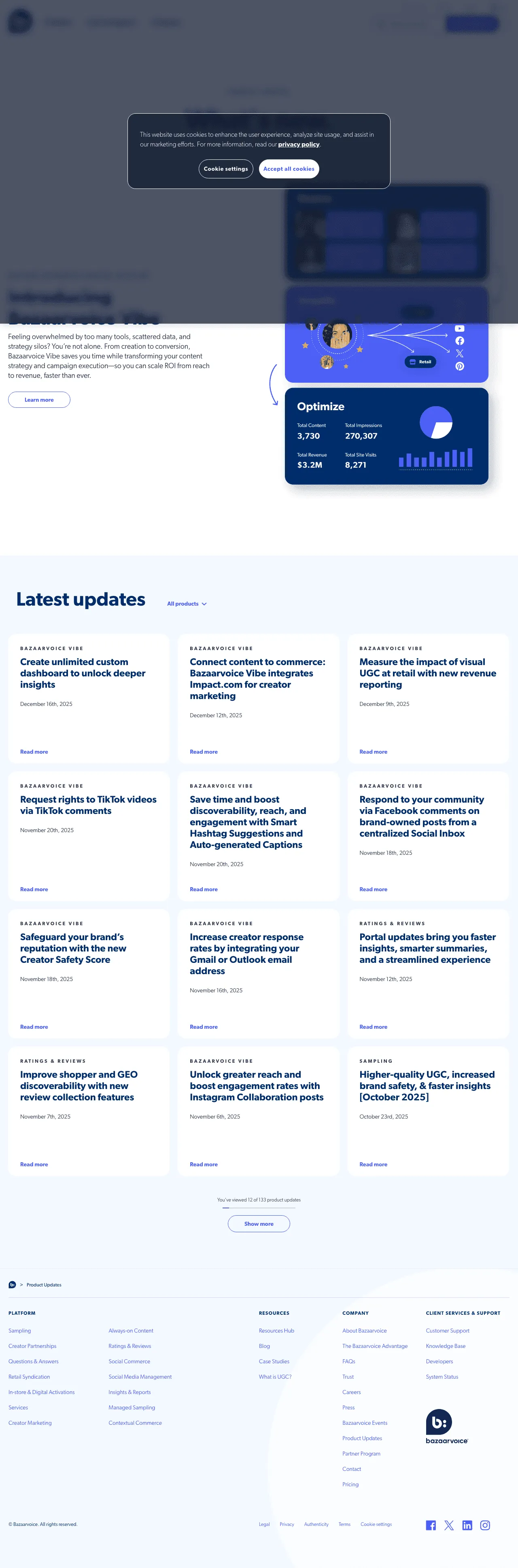 Bazaarvoice screenshot