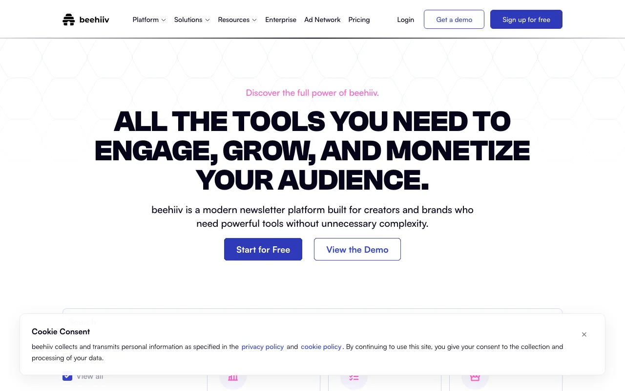 beehiiv screenshot 2