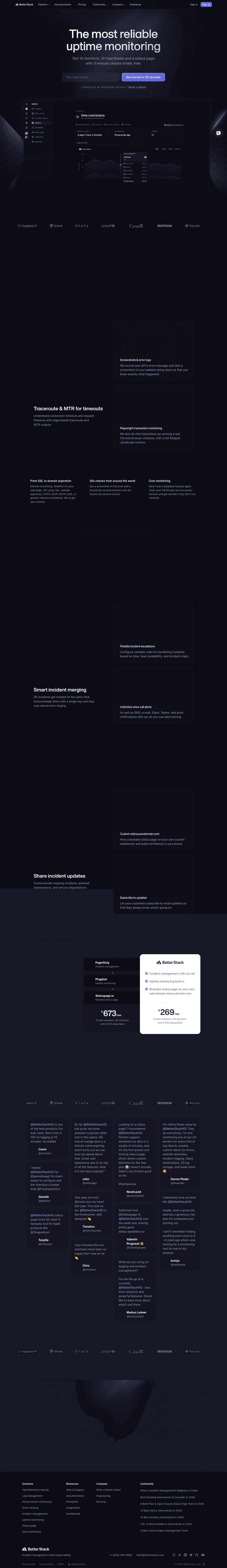 Better Uptime screenshot