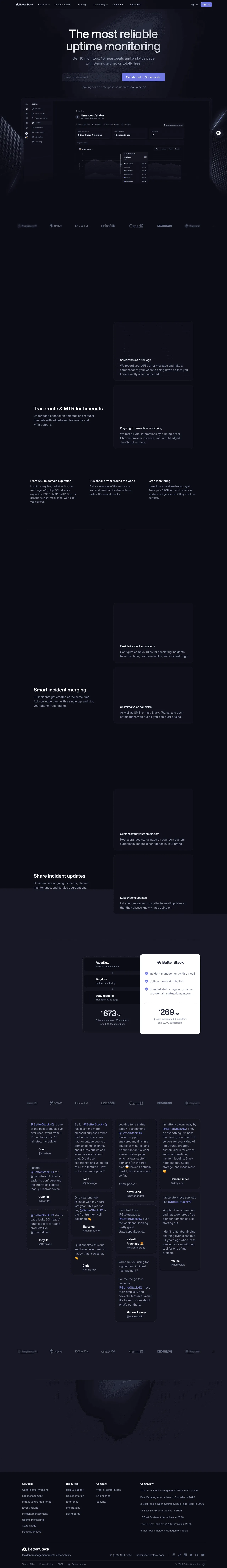 Better Uptime screenshot