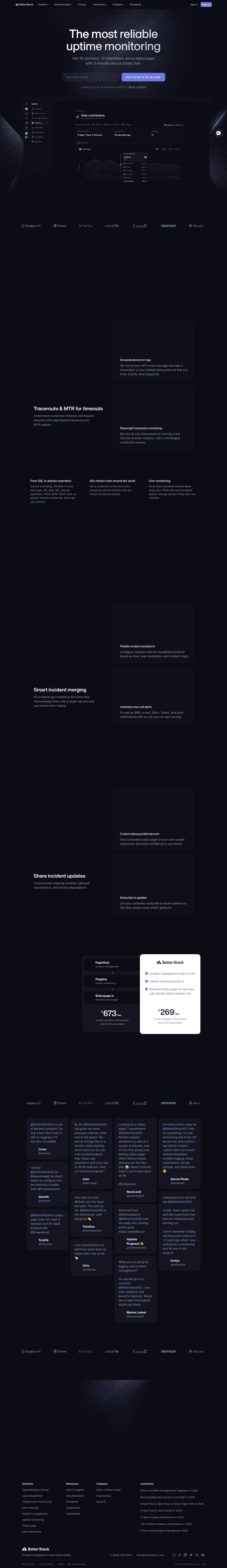 Better Uptime screenshot