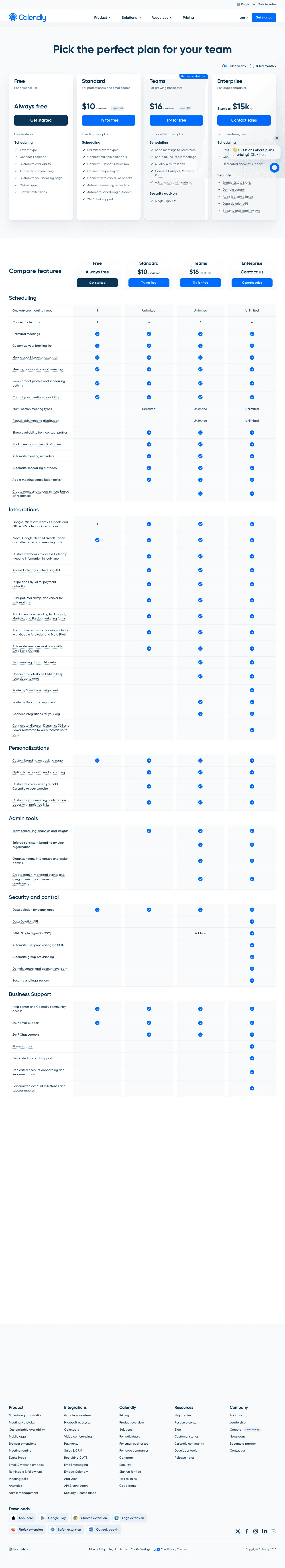 Calendly screenshot 2