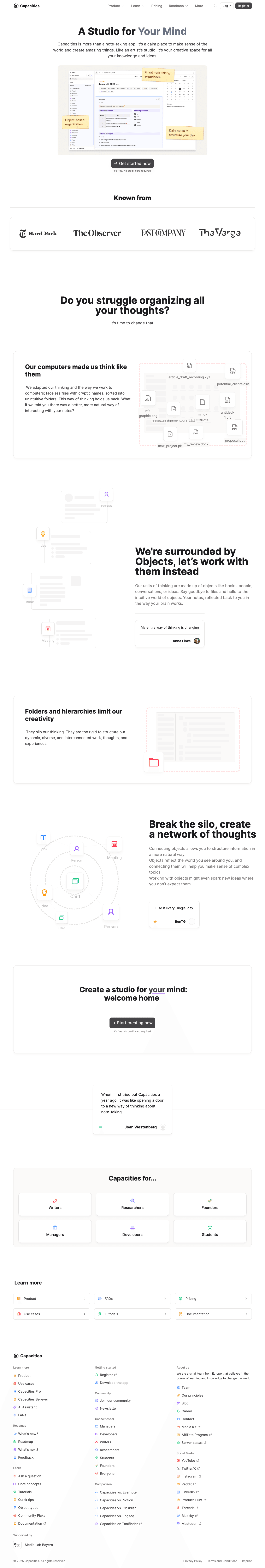 Capacities screenshot 3