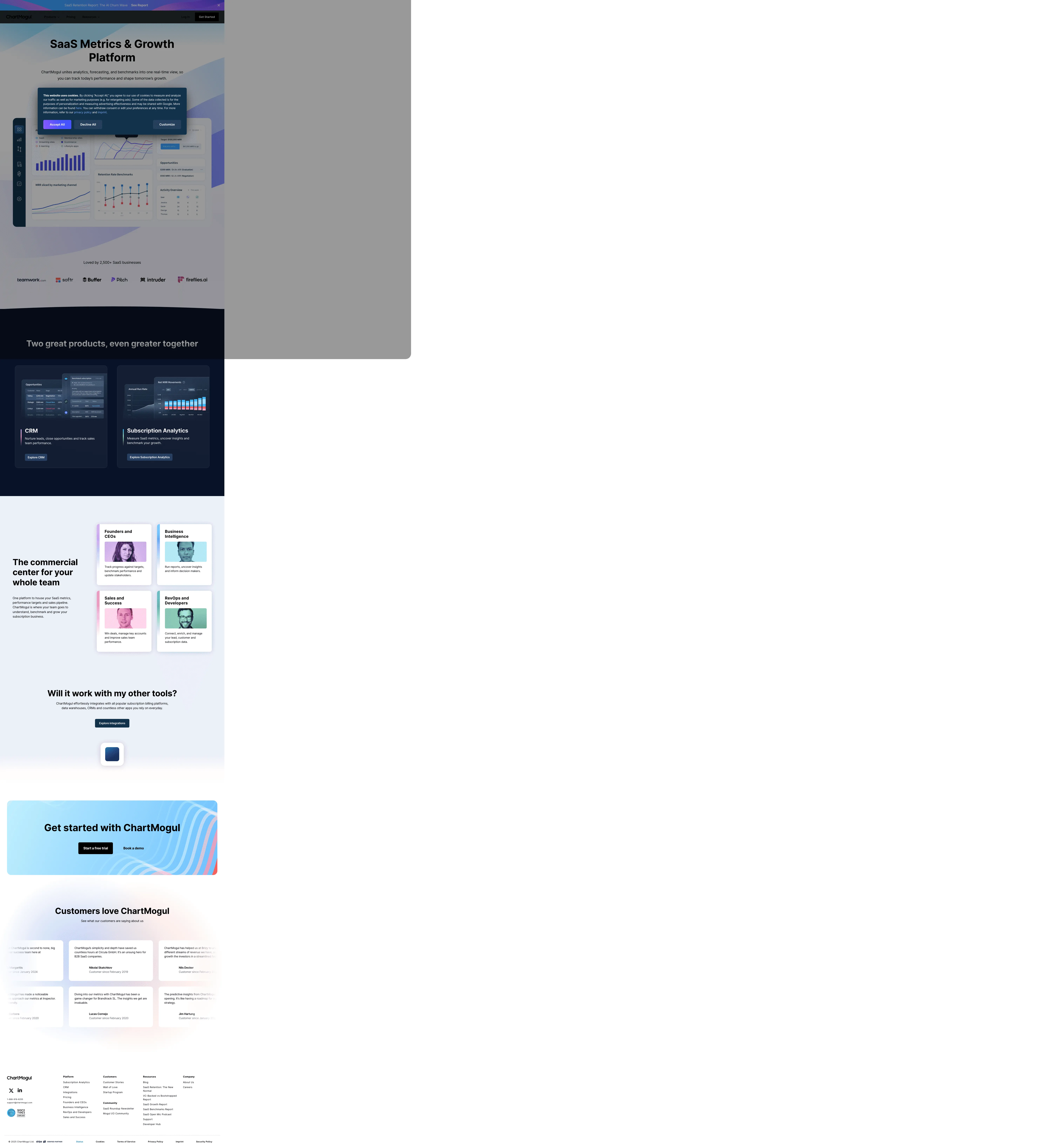 ChartMogul screenshot