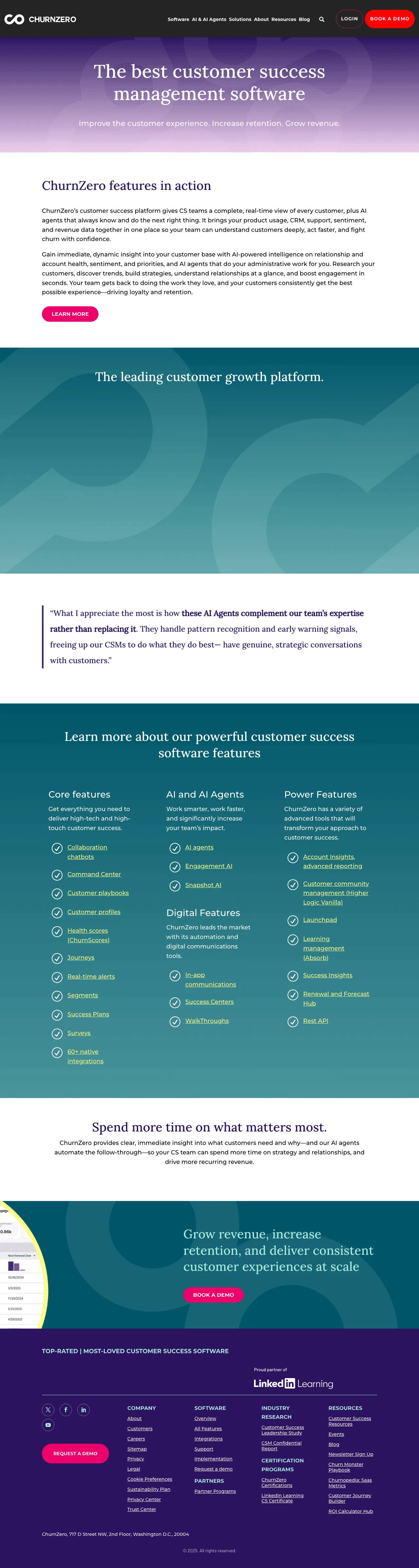 ChurnZero screenshot