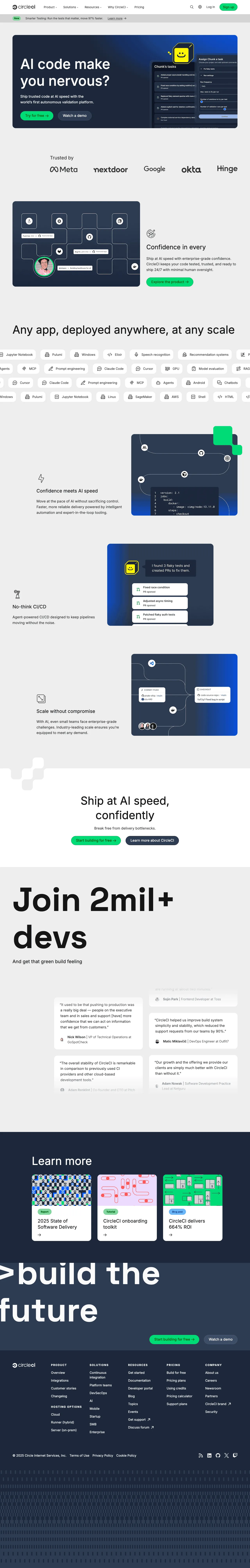 CircleCI screenshot 3