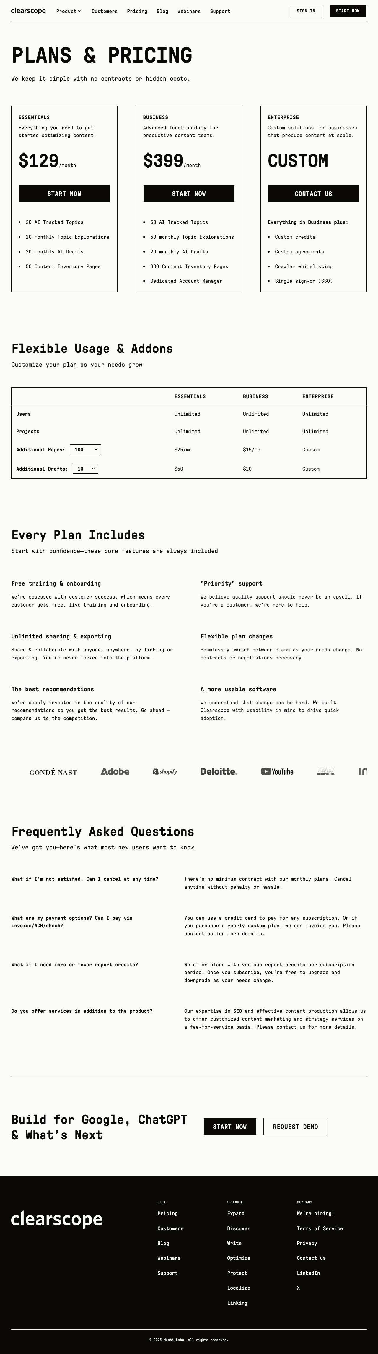 Clearscope screenshot 2