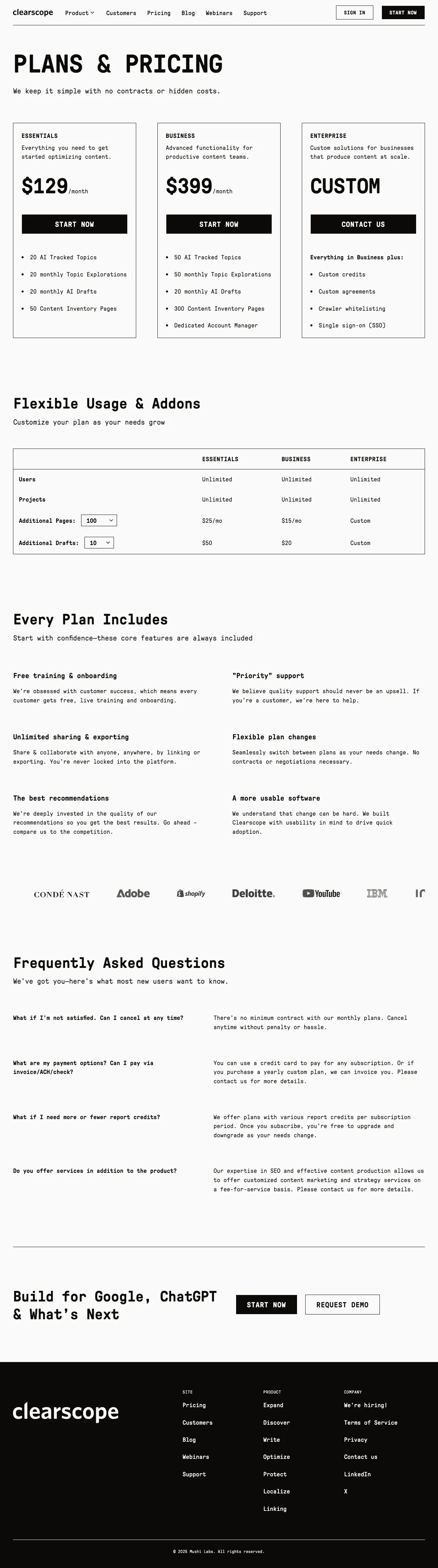 Clearscope screenshot 2