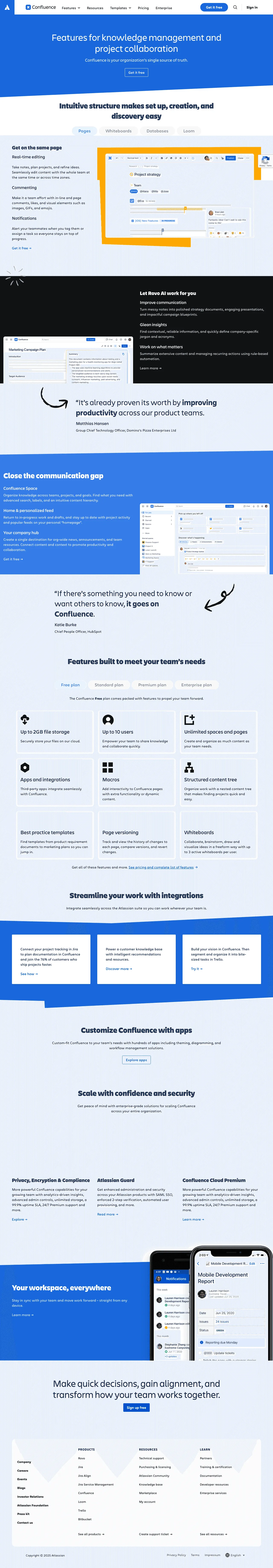 Confluence screenshot