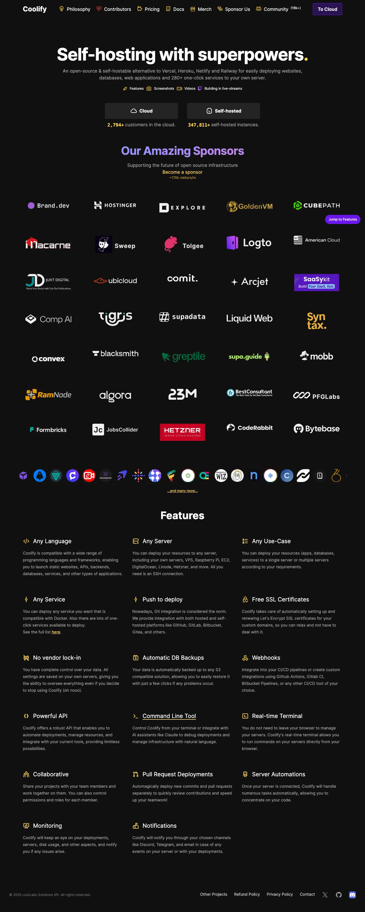 Coolify screenshot 2