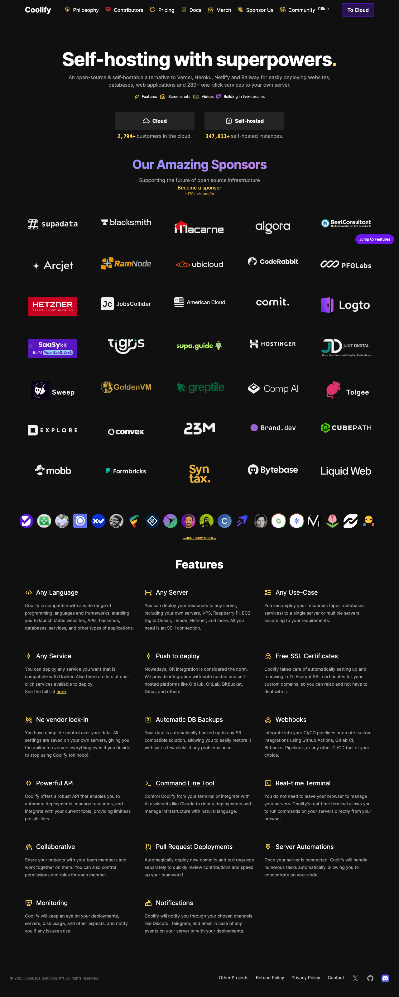 Coolify screenshot 4