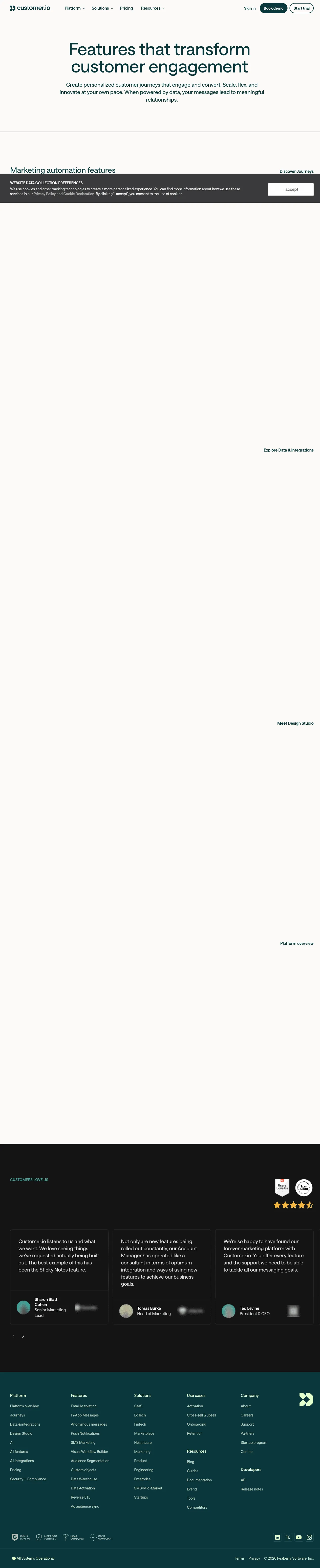 Customer.io screenshot
