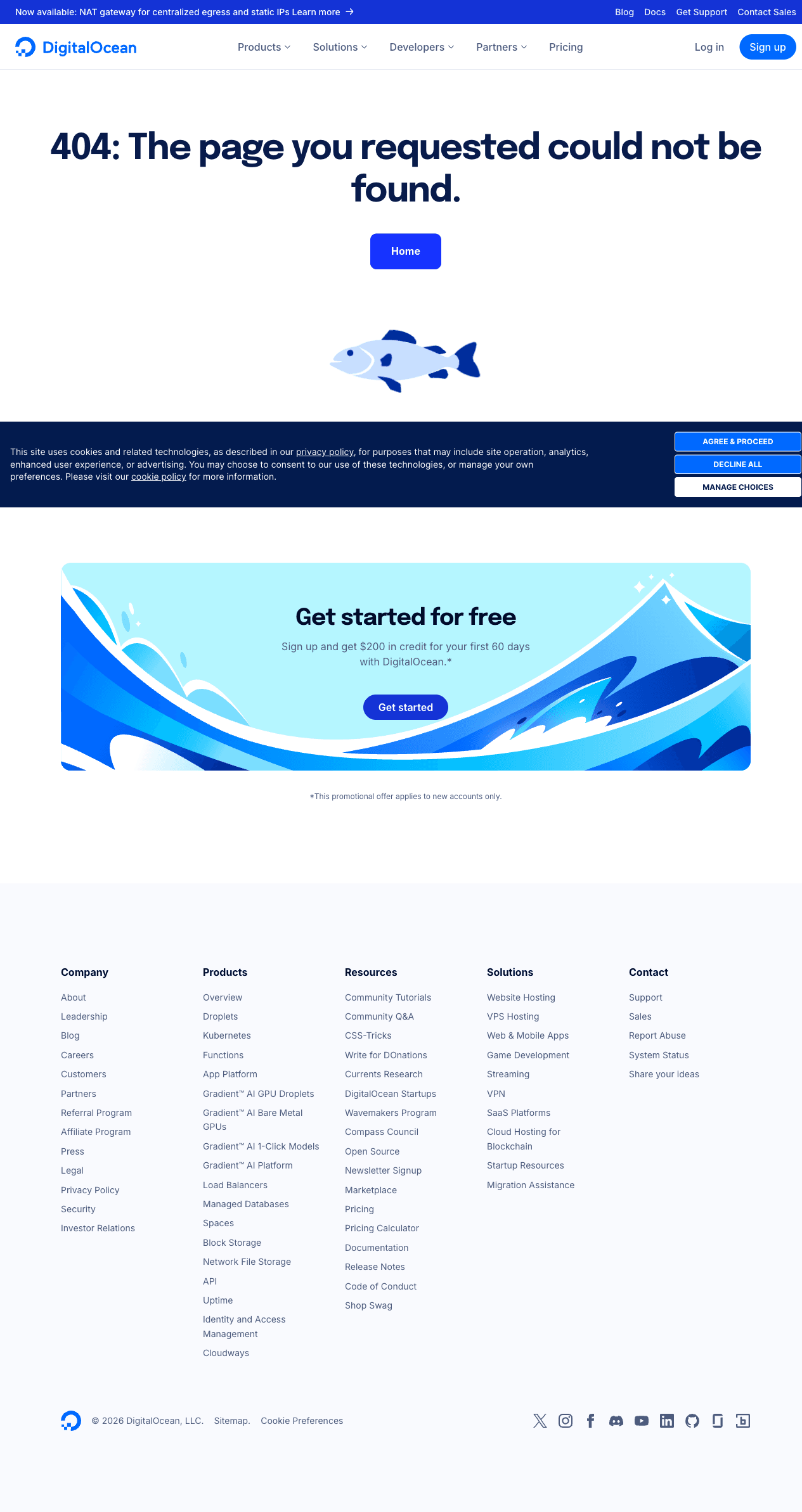DigitalOcean screenshot
