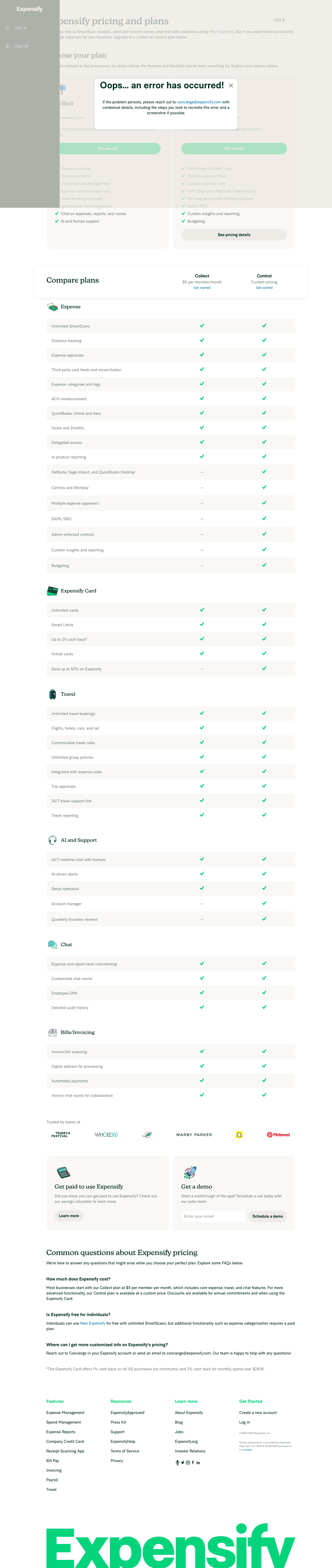 Expensify screenshot 3