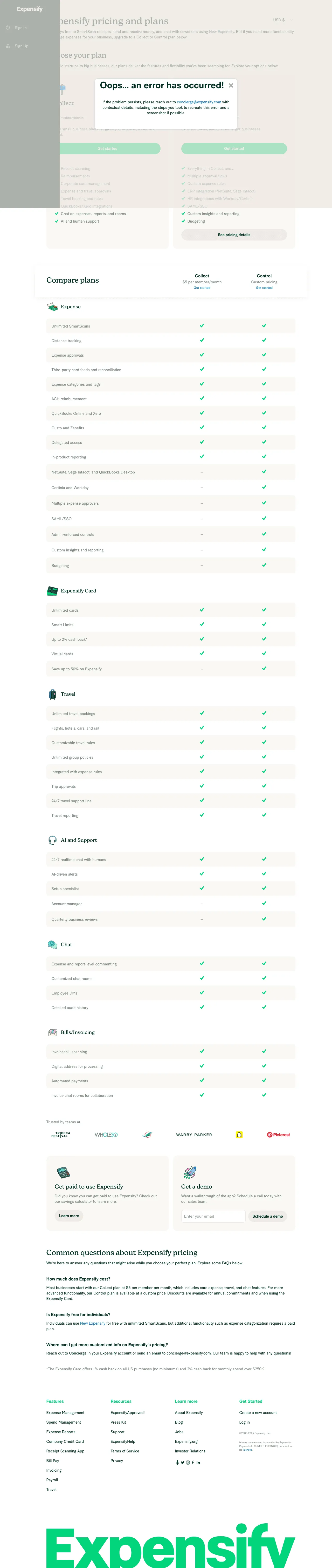 Expensify screenshot 3