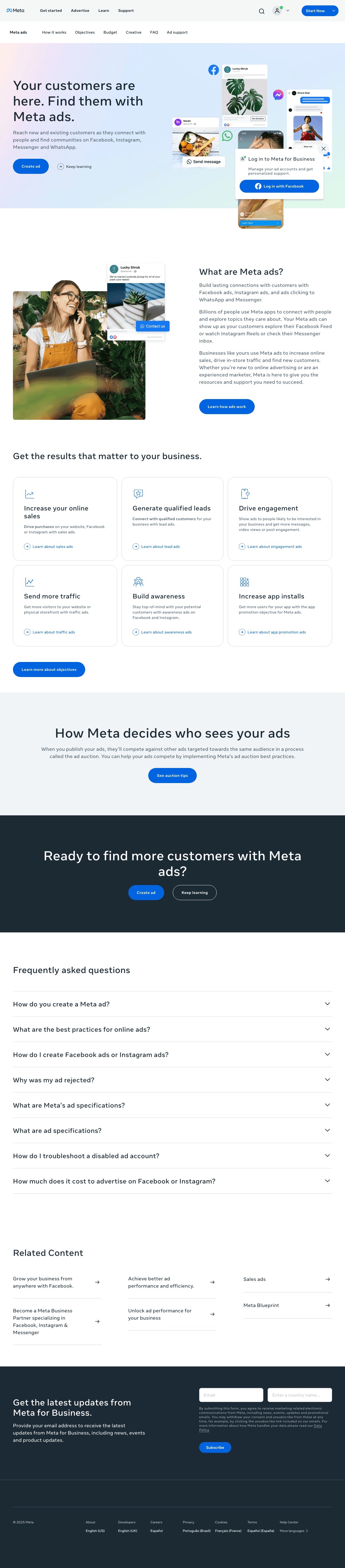 Meta Ads (Facebook/Instagram) screenshot