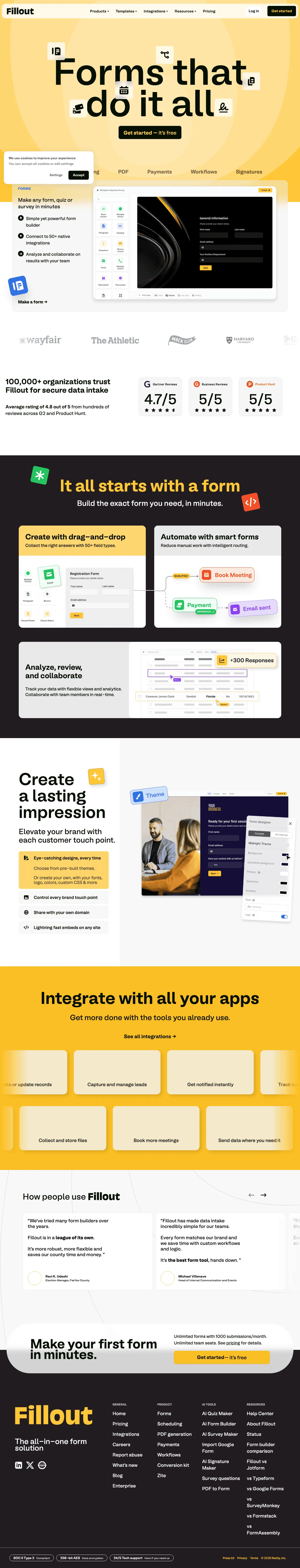 Fillout screenshot 1