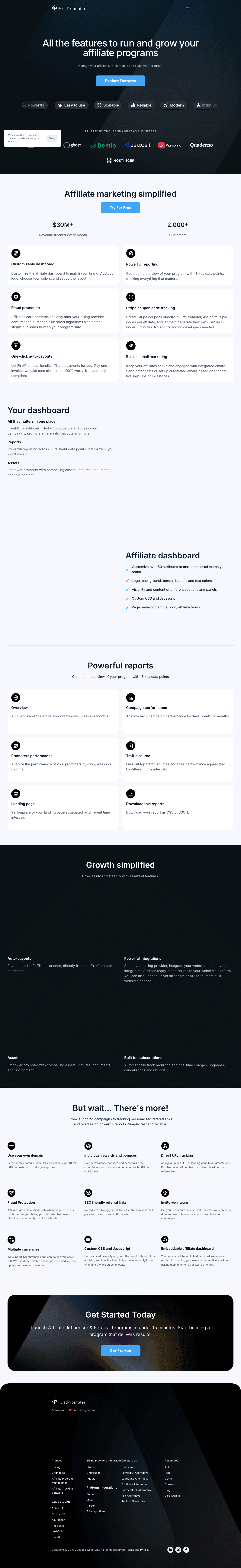 FirstPromoter screenshot