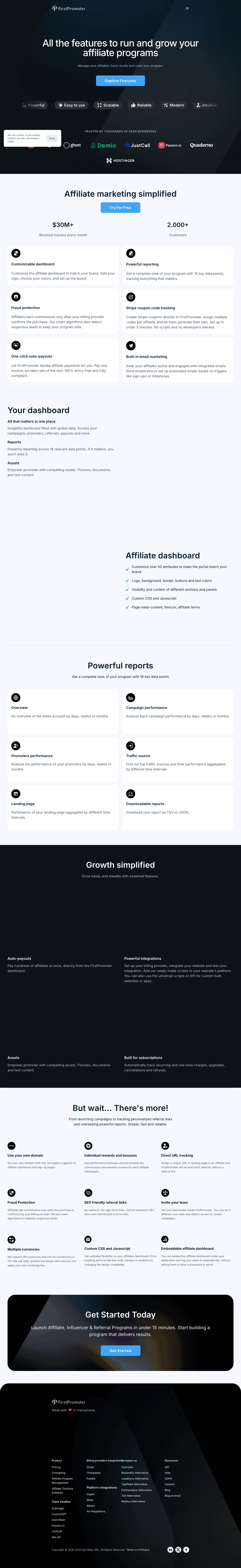 FirstPromoter screenshot