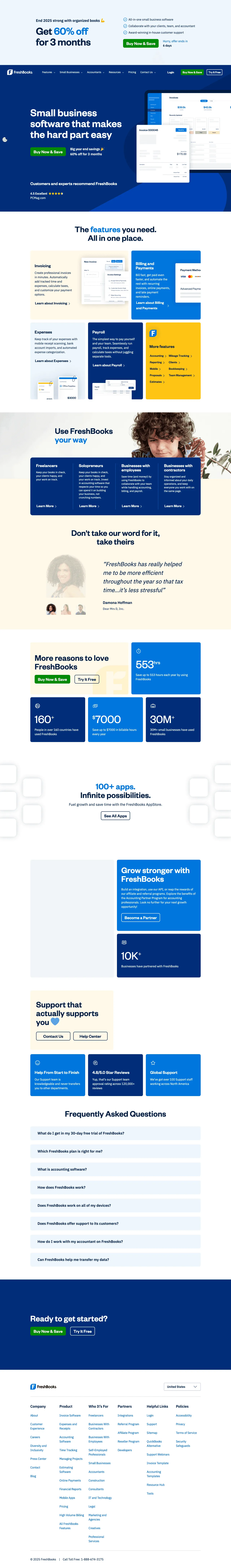 FreshBooks screenshot