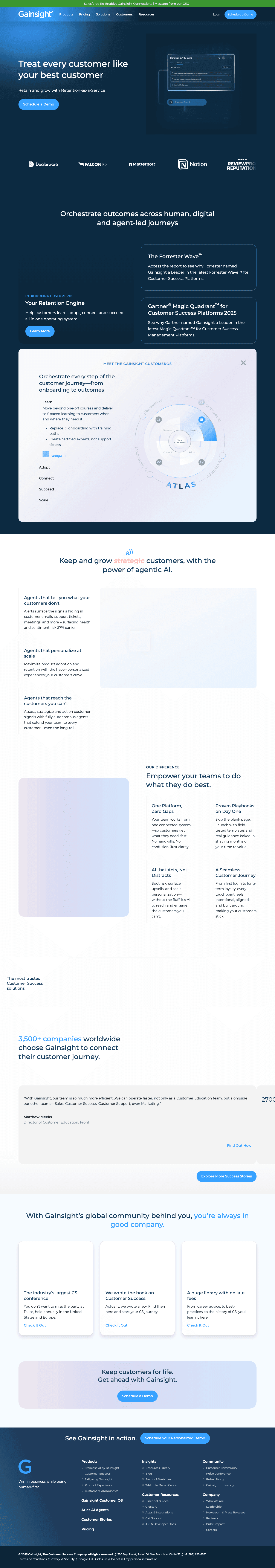 Gainsight screenshot 2