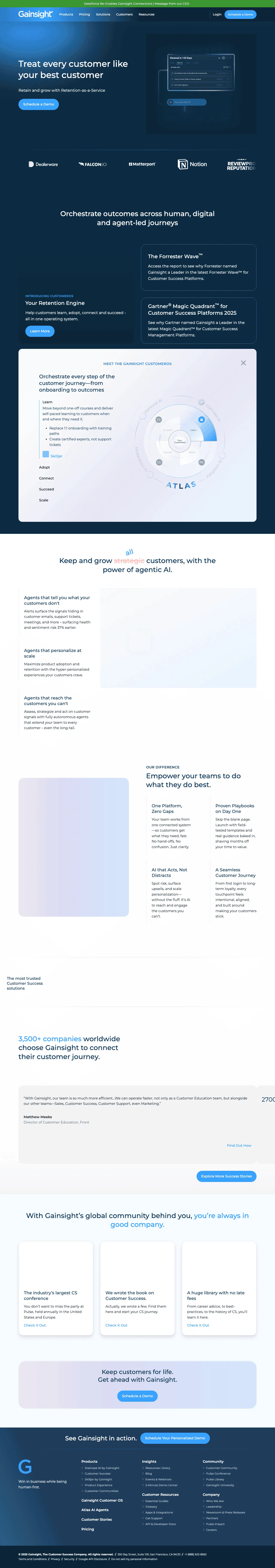 Gainsight screenshot 2