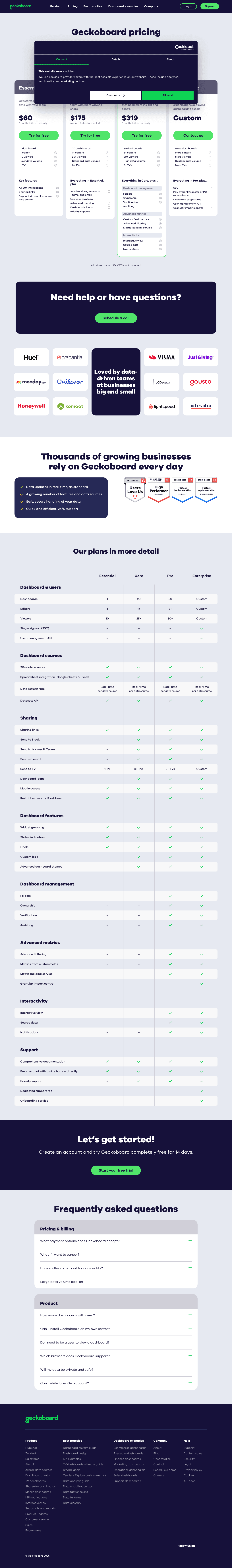 Geckoboard screenshot 3