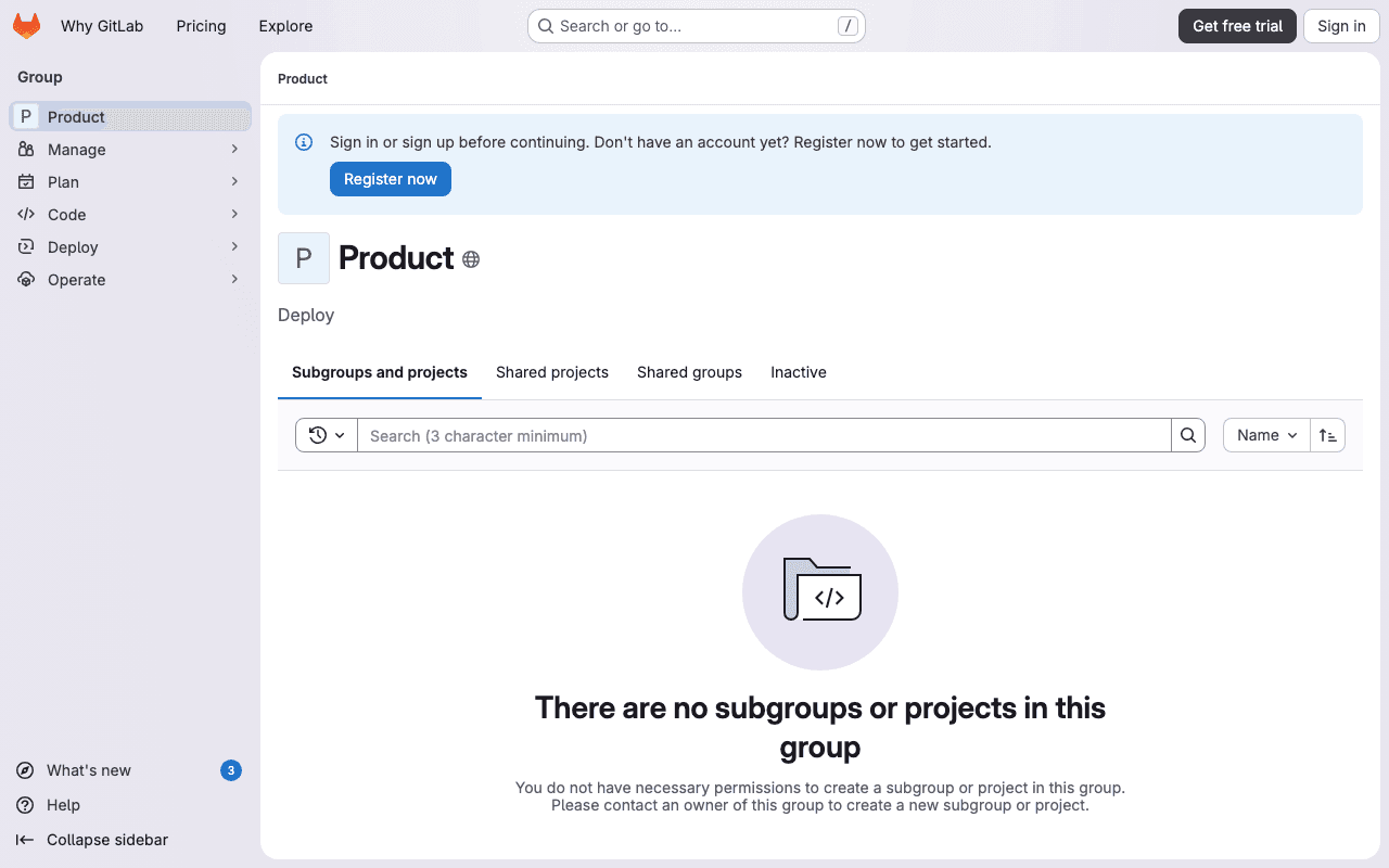 GitLab screenshot 2