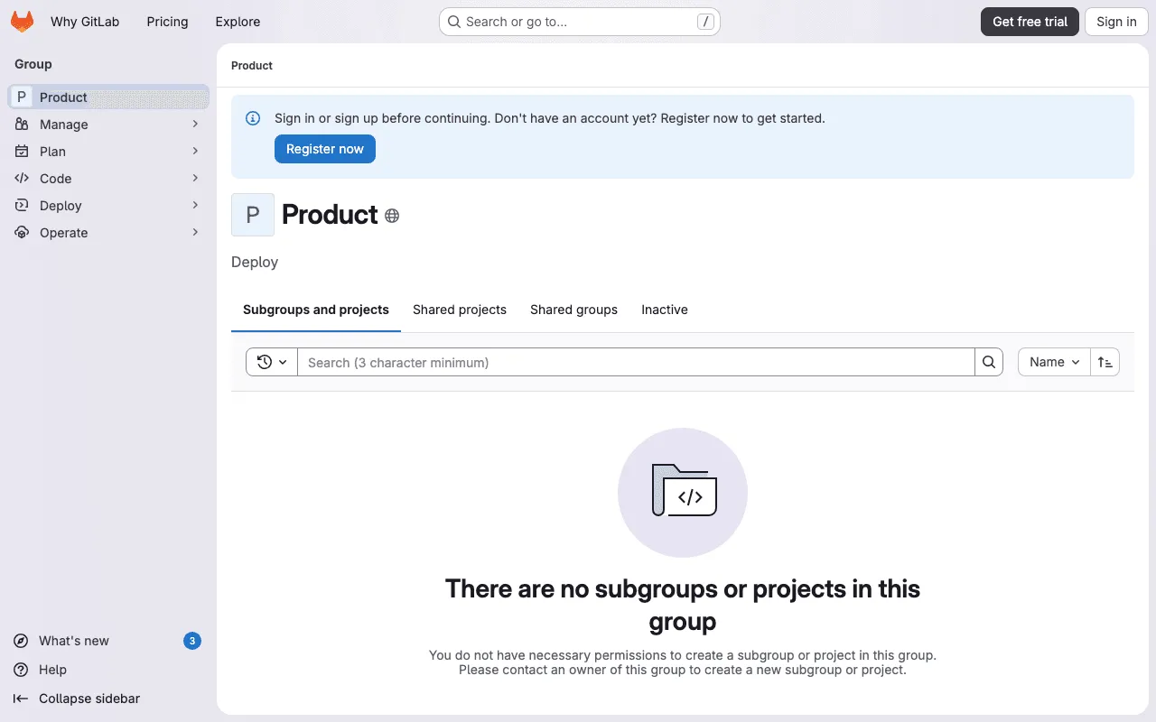 GitLab screenshot 2