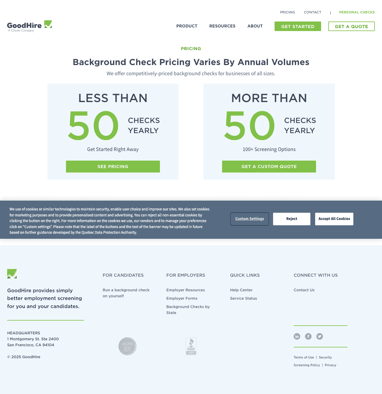 GoodHire screenshot 2