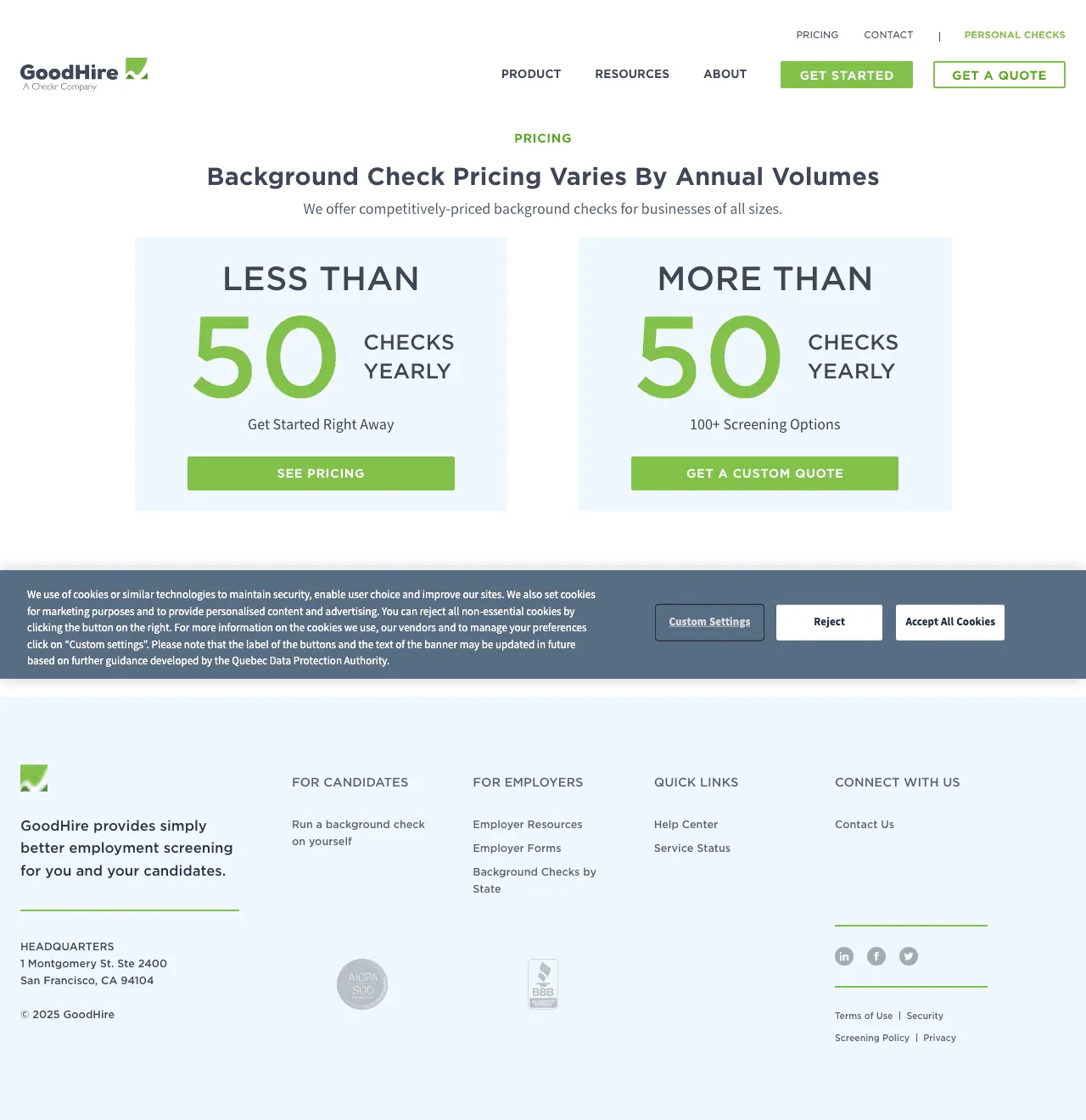 GoodHire screenshot 2